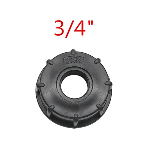 1/2" 3/4" 1" Female Thread to 60mm Female Thread IBC Tank Connector Valve Faucet Adapter Garden Irrigation Pipe Connection Tools