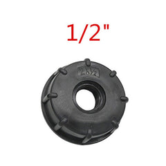 1/2" 3/4" 1" Female Thread to 60mm Female Thread IBC Tank Connector Valve Faucet Adapter Garden Irrigation Pipe Connection Tools