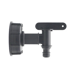 1/2" 3/4" 1" Female Thread to 60mm Female Thread IBC Tank Connector Valve Faucet Adapter Garden Irrigation Pipe Connection Tools