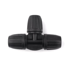 3pcs 8/11 9/12mm Garden Hose Connectors Micro Irrigation Pipe Tee Joint Elbow Reducing Connector Pipe Hose End Plug Thread Joint