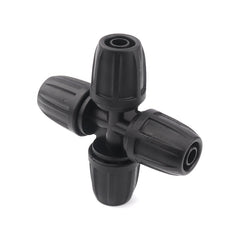 3pcs 8/11 9/12mm Garden Hose Connectors Micro Irrigation Pipe Tee Joint Elbow Reducing Connector Pipe Hose End Plug Thread Joint