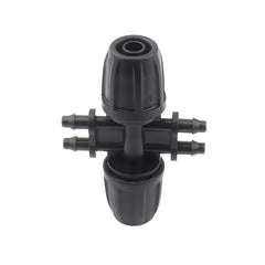 3pcs 8/11 9/12mm Garden Hose Connectors Micro Irrigation Pipe Tee Joint Elbow Reducing Connector Pipe Hose End Plug Thread Joint