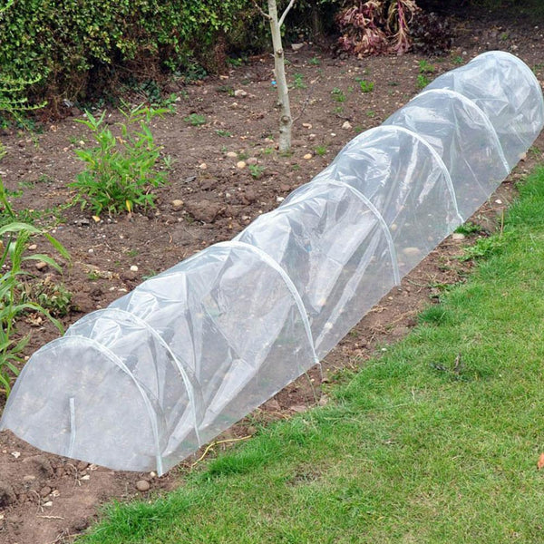 Garden Poly Tunnel Greenhouse Plants Metal Frame Protector Roof Panels Foil Hothouse Pest Control Green House