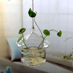 Garden Supplies Home Hanging Glass Ball Vase Flower Planter Pots Terrarium Container Hanging Flower Pot Home Garden Decoration