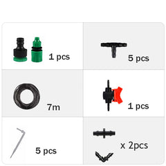 20M Double pump Intelligent Garden Automatic Watering Device Solar Energy ChargingPotted Plant Drip Irrigation  Timer System