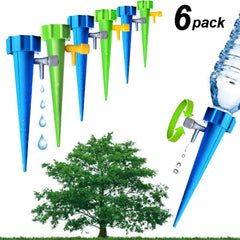 6/12/18PCS Self-contained Auto Drip Irrigation Watering System Automatic Watering Spike for Plants Flower Indoor Household