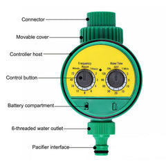 Automatic Irrigation Watering Timer Hose Faucet Timer Outdoor Waterproof Automatic On Off LCD Display Smart Controller