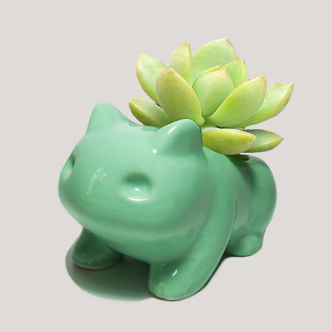 Pokemon Flower Pot Planter Bonsai Desktop Decor Ceramic Vase Home Office Garden Decoration Anime Bulbasaur Succulent Plant Pot