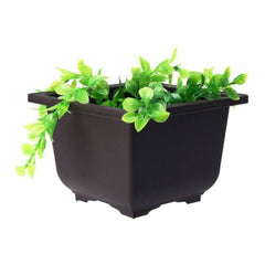 Balcony Plant Bowl Flower Pot Home Bonsai Planter Nursery Damp-proof Plastic Pots Succulent plants Square Pot Garden Recycling