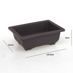 Balcony Plant Bowl Flower Pot Home Bonsai Planter Nursery Damp-proof Plastic Pots Succulent plants Square Pot Garden Recycling