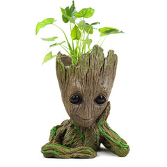Flower Pot Groot Flowerpot Gift For Kids Flower Pot Planter Figurines Tree Man Cute Model Toy Pen Pot Garden Planter Flower Pot