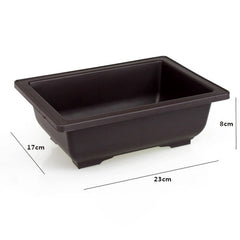 High-quality Garden Pots Flower Planters Pot Imitation  Balcony Square Pots Flower Bonsai Bowl Planter Rectangle Bonsai new