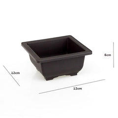 High-quality Garden Pots Flower Planters Pot Imitation  Balcony Square Pots Flower Bonsai Bowl Planter Rectangle Bonsai new