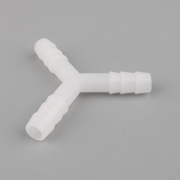 10pcs 8mm Water Barb Tee Straight Cross Connector 2 3 4 way Adapter Aquarium Plastic Joint Garden Irrigation Fish Tank Accessory