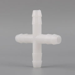 10pcs 8mm Water Barb Tee Straight Cross Connector 2 3 4 way Adapter Aquarium Plastic Joint Garden Irrigation Fish Tank Accessory