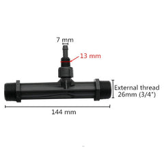 Irrigation Venturi tube 1/2", 3/4", 1" male thread Agriculture Venturi Fertilizer Injector Automatic Fertilization 1 Pcs