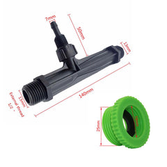 Irrigation Venturi tube 1/2", 3/4", 1" male thread Agriculture Venturi Fertilizer Injector Automatic Fertilization 1 Pcs