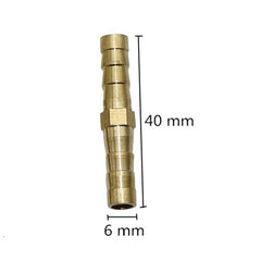 Brass Barbed Straight Hose Joiner OD 6mm,8mm,10mm,12mm Air Fuel Water Pipe Gas Tubing Aquarium Hose Accessory