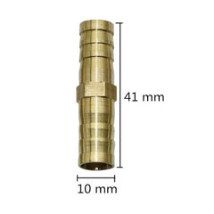 Brass Barbed Straight Hose Joiner OD 6mm,8mm,10mm,12mm Air Fuel Water Pipe Gas Tubing Aquarium Hose Accessory