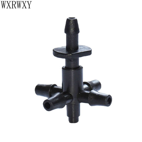 Drip arrow 4 way cross Connector dripper 2 way cross Water diverter Drip irrigation adapter 3/8 barbed connector 20 pcs