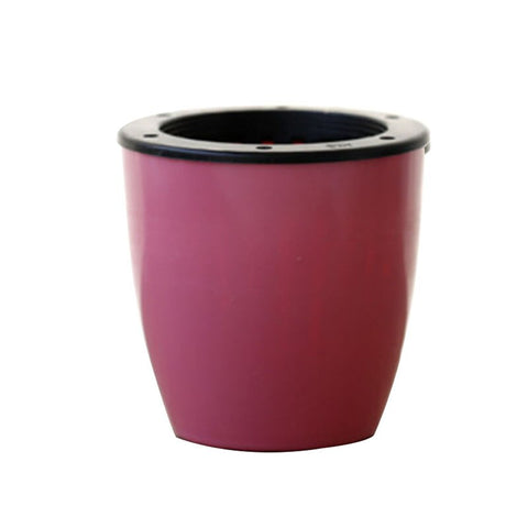 5 Colors Plastic Resin Automatic Self Watering Flower Plants Pot Garden Indoor Gardening Flower Pots for Potted Plant Home Decor