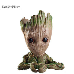 Strongwell Baby Groot Flowerpot Flower Pot Planter Figurines Tree Man Cute Model Toy Pen Pot Garden Planter Flower Pot Gift