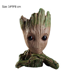 Strongwell Baby Groot Flowerpot Flower Pot Planter Figurines Tree Man Cute Model Toy Pen Pot Garden Planter Flower Pot Gift