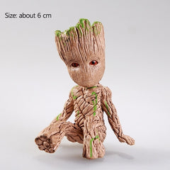 Strongwell Baby Groot Flowerpot Flower Pot Planter Figurines Tree Man Cute Model Toy Pen Pot Garden Planter Flower Pot Gift