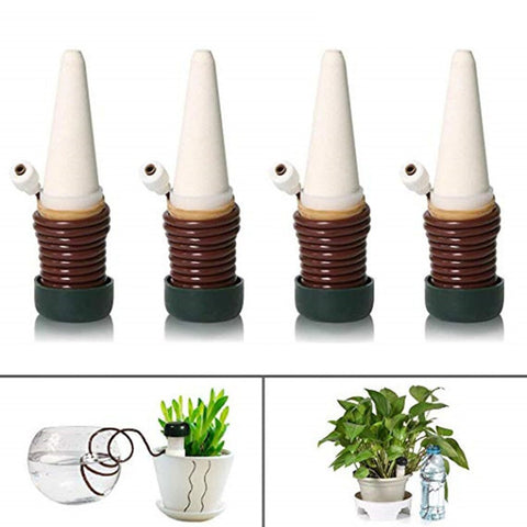 4pcs/set Automatic Plant Waterers Plant Watering Devices Automatic Dripper Potted Plants Self Watering Device Garden Supplies