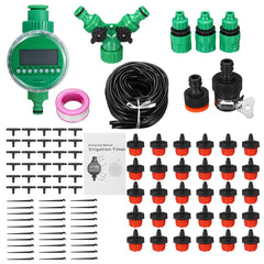 15/25/30/40/50m Automatic Watering Timer Irrigation System Greenhouse Plant Kit for Flowers Plants Bonsai Intelligent Care