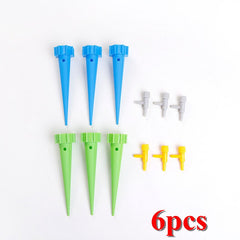 12pcs Auto Drip Irrigation Watering System Automatic Watering Spike for Plants Flower Indoor Household Waterers Bottle U3