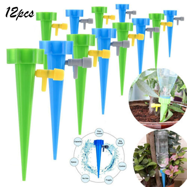 12pcs Watering System Tender Automatic Drip Water Spike Houseplant Plant Indoor Auto Drip Irrigation For Plants Indoor