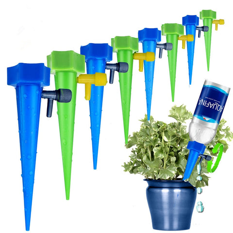 Auto Drip Irrigation System Automatic Watering Spike for Plants Flower Indoor Household Waterers Bottle Drip Irrigation