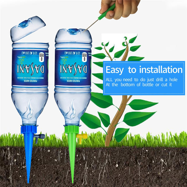 Automatic Watering Spikes Irrigation System Plant Self Watering System Vacation Plant Water Houseplant Spikes Plant Flower