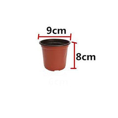 10pcs Mini Plant Gardening Supplies Nursery Pots Soft Plastic Round Flower Pot Terracotta Nursery Planter Home Decor