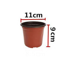 10pcs Mini Plant Gardening Supplies Nursery Pots Soft Plastic Round Flower Pot Terracotta Nursery Planter Home Decor
