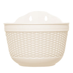 Imitation Rattan Weaving Creative Flower Planter Wall Hanging PP Garden Pot Flowerpot