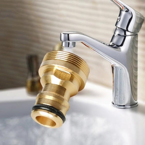 23MM New Hot Solid Brass Threaded Hose Water tube Connector Tube Tap Snap Adaptor Fitting Garden Outdoor For washing machine