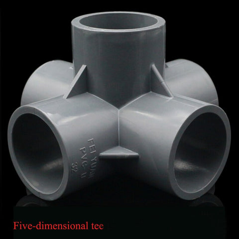 4 Types 20mm 25mm 32mm PVC Pipe Fittings 3/4/5/6 Ways Home Garden Irrigation Hose Fittings Water Connectors DIY Tools