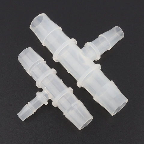 5pcs 12 14mm To 4-10mm PP Reducing Tee Connectors Aquarium Fish Tank Air Pump Aerator Fittings Drip Irrigation Pagoda Hose Joint