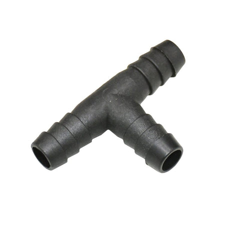 10mm water tee connector T-joint Black hose 3-way water splitter Irrigation Hose Barbed Interfaces 8pcs