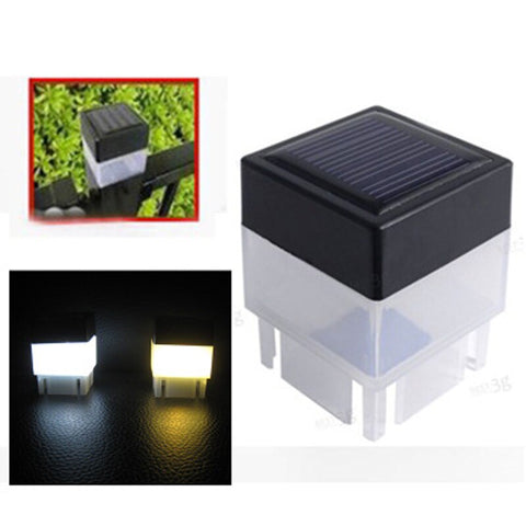 LED Light Solar Power Outdoor Garden Path Landscape Fence Yard Street Lamp Decor
